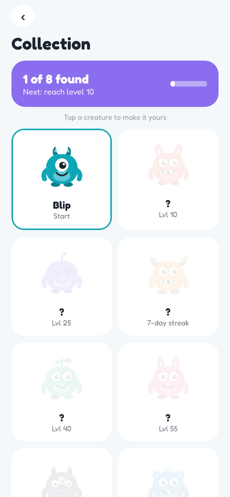 Wordfly-Sammlung mit Wesen zum Sammeln